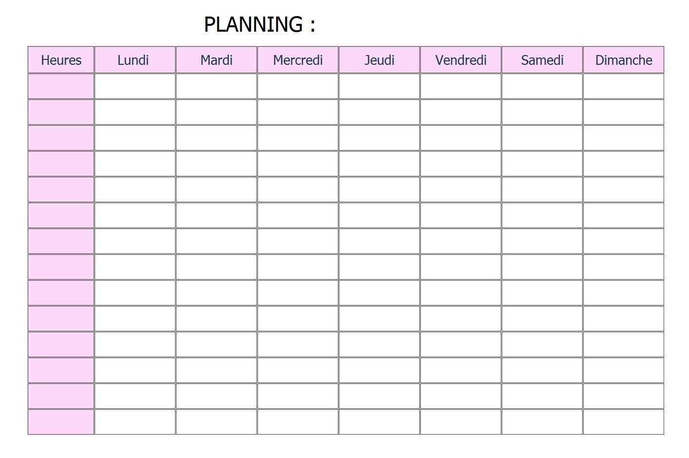 Planning